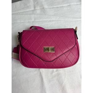 Malibu Skye Vegan Leather Purse Crossbody Pink Peta Approved NEW